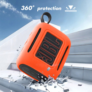 เคสลำโพงซิลิโคนน้ำหนักเบาสำหรับ <span class=keywords><strong>JBL</strong></span> GO5 ฝาครอบกันกระแทกกันลื่นแบบพกพาลำโพงบลูทูธสำหรับเดินทางเปลือกป้องกัน - Product Image 1