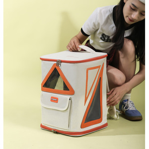 Portable and breathable <b>cat</b> <b>backpack</b> for carrying your pet. Lightweight, large capacity, foldable. - Product Image 3