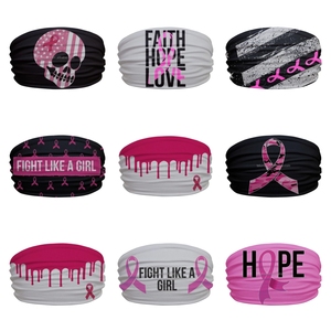 Pink Ribbon <strong>Headbands</strong> for MOM Custom Logo <strong>Headbands</strong> Hair Accessories <strong>Fashion</strong> Girls Women Men <strong>Headbands</strong> Football Baseball - Product Image 4