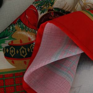 Commercio all'ingrosso Di Natale decorazione della casa Del Fiore tavolo panno di stagione di vendita di biancheria da tavola impermeabile copertura di tabella del poliestere - Product Image 6