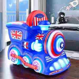 Nuevo tren eléctrico infantil con monedas, modelo MP5 británico mejorado, máquina de columpio comercial, coche de juguete. - Product Image 4