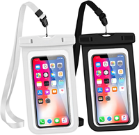 Coque Téléphone Étanche PVC Prix Usine Compatible avec iPhone Samsung Oppo Tous Modèles, Pochette Flottante et Étanche pour Sac de Natation