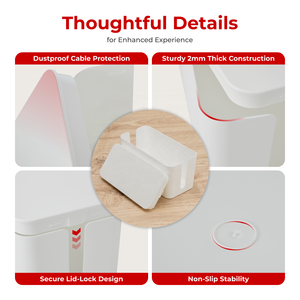 กล่องจัด<span class=keywords><strong>เก็บ</strong></span><span class=keywords><strong>สาย</strong></span><span class=keywords><strong>ไฟ</strong></span>ขนาดเล็ก กล่องเก็บสาย<span class=keywords><strong>ไฟ</strong></span><span class=keywords><strong>คอม</strong></span>พิวเตอร์ กล่องพลาสติกสำหรับซ่อน<span class=keywords><strong>สาย</strong></span><span class=keywords><strong>ไฟ</strong></span> ป้องกันสาย<span class=keywords><strong>ไฟ</strong></span> สำหรับบ้านและสำนักงาน - Product Image 5