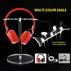 Soporte para auriculares de acrílico transparente moderno soporte Universal para AirPods Max auriculares para juegos para Sony <span class=keywords><strong>Bose</strong></span> Beats estante de exhibición inalámbrico - Product Image 5