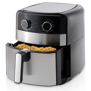 Aifa Couvercle en acier inoxydable Double casserole/panier Friteuse électrique profonde 3.5l <span class=keywords><strong>2L</strong></span> 9L 8L 7L 6L 5.5L Friteuse à air à commande numérique - Product Image 1