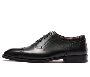 SF0021F nouvelle vente chaude trois affaires communes <span class=keywords><strong>chaussures</strong></span> Oxford formelles <span class=keywords><strong>chaussures</strong></span> en cuir pour hommes noirs - Product Image 2