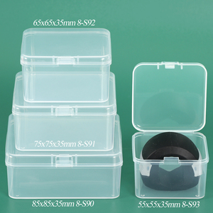 Boîte de rangement carrée en plastique durable SUNSHING avec couvercles, empilable, pour bijoux, perles, artisanat DIY - Product Image 3