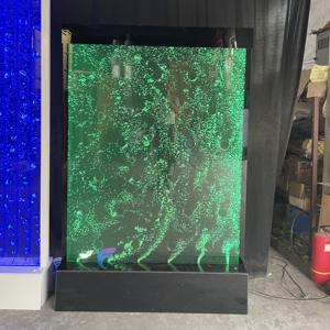 Inside decor acrylic column RGB LED color tube water wall bubbles - Product Image 4