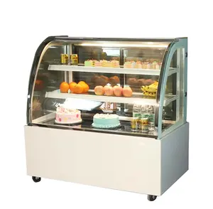 Balcão de refrigeração comercial, equipamento para confeitaria, exibição de bolo pequeno, frigorífico, bolo