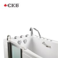 Baignoire autoportante CKB à prix avantageux, moderne, pour spa, avec fonction massage, en acrylique, à accès facile