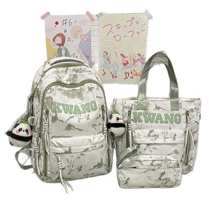 Ba lô phong cách Hàn Quốc, thời trang và đơn giản, phong cách Nhật Bản dành cho học sinh trung học cơ sở, túi máy tính bé trai bé gái, <span class=keywords><strong>NE</strong></span> - Product Image 5