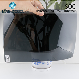 Nhà Máy Bán Trực Tiếp 2py Đen Auto Glass <span class=keywords><strong>Window</strong></span> Phim Xe Năng Lượng Mặt Trời Phim Car Car Glass <span class=keywords><strong>Sticker</strong></span> VLT 05% 10% 15% - Product Image 2