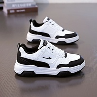 Baskets décontractées sportives pour hommes, basses, blanches, à lacets, en maille unie, haut de gamme, collection Printemps OX103