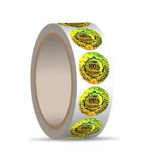 OEM Void Hologram <strong>Sticker</strong> Holographic Label Security Seal Destructible Tamper Evident Effect for Warranty Packaging - Product Image 5