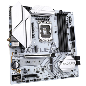 Nouvelle arrivée BATTLE-<span class=keywords><strong>AX</strong></span> <span class=keywords><strong>B760M</strong></span>-WHITE WIFI V20 14e/13e/12e génération LGA 1700 Slot <span class=keywords><strong>DDR4</strong></span> 128 Go M.2&SATA M-ATX Carte mère de jeu - Product Image 4