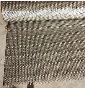 Ceinture <span class=keywords><strong>en</strong></span> maille de cryptage à chevrons personnalisée pour petite chose chaîne lien composé équilibre armure bande transporteuse pour la nourriture - Product Image 4