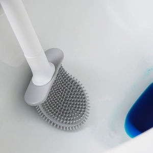 Brosse de nettoyage de toilettes en silicone détachable et portable, vente en gros, offre spéciale - Product Image 6