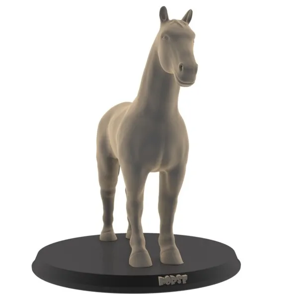 Polyresin 3D Horse Statue For home decoration