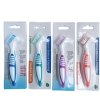 Brosse à dents de nettoyage de prothèse dentaire orthodontique de haute qualité Double face poils en Nylon dur soins des dents personnels
