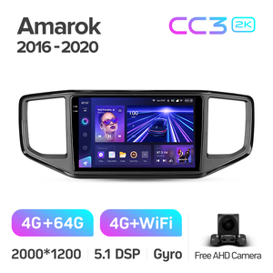Teyes CC3 2K Car DVD Player cho Volkswagen amarok 1 2016 - 2020 9 inch GPS Android Navigation Car DVD Player - Product Image 3