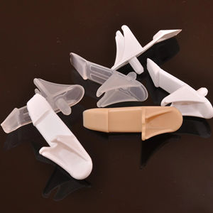 Support en plastique de bonne qualité, peu encombrant, profil bas, pour systèmes de rangement compacts - Product Image 1