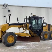 Niveleuse à moteur Caterpillar 160M d'occasion, CAT, pour travaux routiers, en bon état de fonctionnement, vente à l'exportation