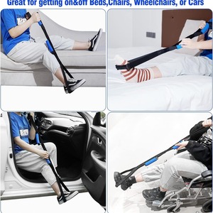 Dispositif de mobilité multifonctionnel pour le lit, avec poignées et sangles d'aide pour la rééducation et le levage des jambes et des pieds - Product Image 3