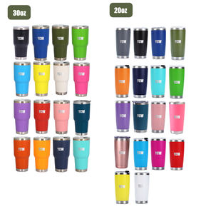 Sınır ötesi 20 oz 304 paslanmaz çelik seyahat kupası sıcak ve soğuk içecekler için toz kaplı vakum-yalıtımlı fincan - Product Image 1