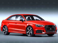 Kits carrosserie RS3 pour Audi A3 S3 2013-2017 (version restylée 2019+) : Ensemble de pare-chocs, jupes latérales, calandre avant et phares