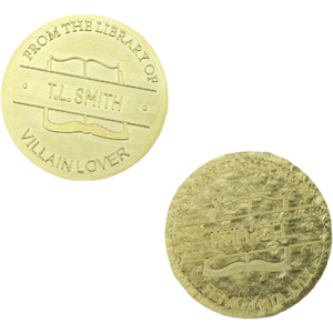 Sello de Relieve Personalizado de Acero Inoxidable para Uso en Oficina, Invitaciones de <span class=keywords><strong>Boda</strong></span>, Tarjetas, Sobres, Sellos Corporativos - Product Image 1