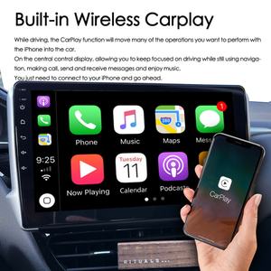 Autoradio Android 13 avec commande vocale IA, 128 Go, GPS pour Peugeot 2008 208 Série 2012-2018, Lecteur multimédia vidéo, CarPlay, Navigation, Stéréo - Product Image 3