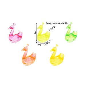 Sifflets en forme de petit cygne pour enfants, mini-jouets de cheering, pour petits cadeaux, capsules de 45 mm, vente en gros - Product Image 1