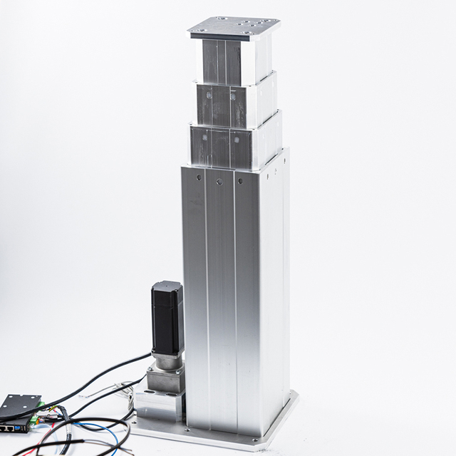 PrimoPal 4Stages Servo Lift Column 2000N 300mm/s Linear Actuator Control System Electric Lifting Column for Palletizing Robot