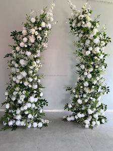 Piante Verdi H202, Rose, Fiori Artificiali di Gypsophila, Decorazioni da Parete, Decorazioni per Matrimoni e Palcoscenici - Product Image 5