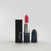Bullet Shape Design Glitter Gold Color Lipstick Container Tube de rouge à lèvres de luxe pour MAC