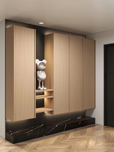 Armoire de rangement à chaussures en bois massif et MDF sur mesure avec portes rabattables, montage facile, meubles de salon pour la maison et la chambre à coucher - Product Image 4