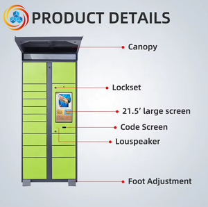 ตู้ล็อกเกอร์พัสดุอัจฉริยะ Yicun OEM พร้อมบริการตัวเองตลอด 24 ชั่วโมงสำหรับจัดเก็บพัสดุด่วน - Product Image 3
