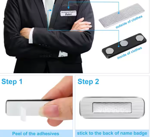 Imán Permanente de Neodimio de 33*13mm, Imán de Bloque Magnético Industrial, Etiqueta de Nombre Magnética - Product Image 5