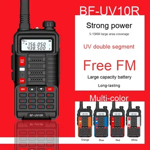 Cho Baofeng Uv10r Công Suất Cao 10W Analog Cầm Tay Walkie Talkie Gmrs Hai-Cách Cho Ngoài Trời Dài 10Km Mới-Key Tần Số Phù Hợp - Product Image 6