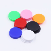 Jetons de jeu de poker Texas Hold'em en plastique personnalisés avec logo de 40 mm, impression UV, vente directe d'usine