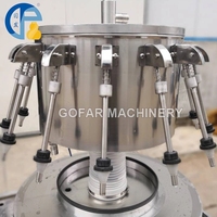 Remplisseur de siphon électrique rotatif semi-automatique pour sirop, thé, huile de cuisson, boissons gazeuses, eau purifiée (haute efficacité)