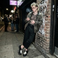 Sepatu Derby Kulit Pria Model Western Punk Rock Creeper dengan Sol Tebal, Nyaman, Motif Kotak-kotak, dan Ring Logam D