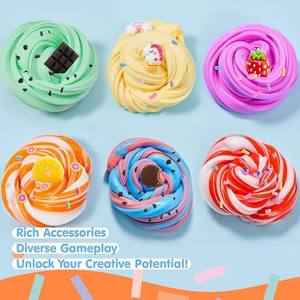 สไ<span class=keywords><strong>ล</strong></span>ม์เนื้อนุ่มก<span class=keywords><strong>ล</strong></span>ิ่นสตรอว์เบอร์รี JITENG แบบเค้กไอศกรีม พร้อมอุปกรณ์ตกแต่งไอศกรีมสปริงเคิล สำหรับทำขอ<span class=keywords><strong>ง</strong></span>เ<span class=keywords><strong>ล</strong></span>่นเสริมพัฒนาการ - Product Image 6