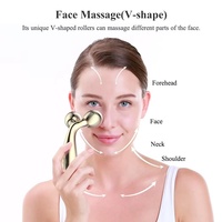 Nouveau masseur facial à rouleaux pour usage domestique, rouleau facial 3D, rouleau facial en V, rouleau facial pour un lifting du visage