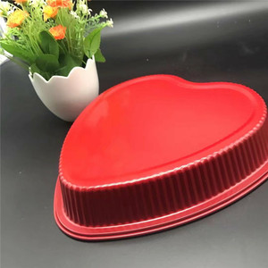 Forma <span class=keywords><strong>de</strong></span> corazón pastel <span class=keywords><strong>de</strong></span> molde Diy revestimiento <span class=keywords><strong>de</strong></span> <span class=keywords><strong>cerámica</strong></span> sartén para hornear Pan - Product Image 6