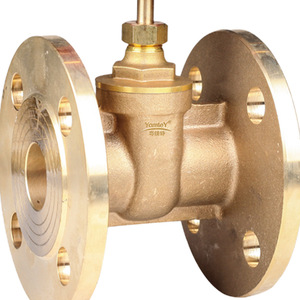 YomteY Flanged Gate Valve Brass Body High Temperature Steam Valve Water Conservancy Manual Operation - Product Image 1