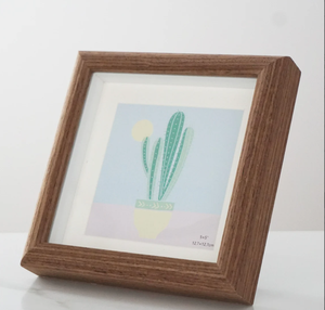 Cadre <span class=keywords><strong>photo</strong></span> <span class=keywords><strong>en</strong></span> bois personnalisé avec passe-partout, pour table et mur, pour la décoration de la maison - Product Image 4