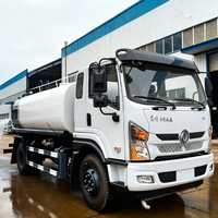 Nueva Camioneta Cisterna de Agua Diésel 4x2 Personalizable de 10cbm y 200hp Euro 3 para Limpieza Municipal con Motor y Bomba