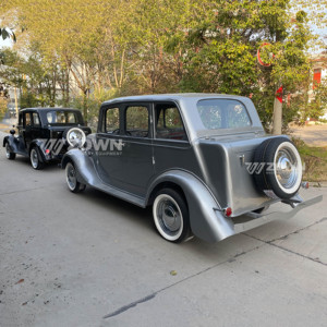 China Luxury Vintage Electric Silver Classic Car Custom 5-Seater Hot Sale at <b>Cheap</b> Price for Resort Tour - Product Image 1