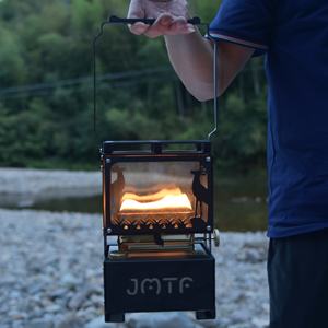 Lampe à pétrole robuste en acier au carbone et en acier inoxydable pour équipement de bushcraft - Product Image 5